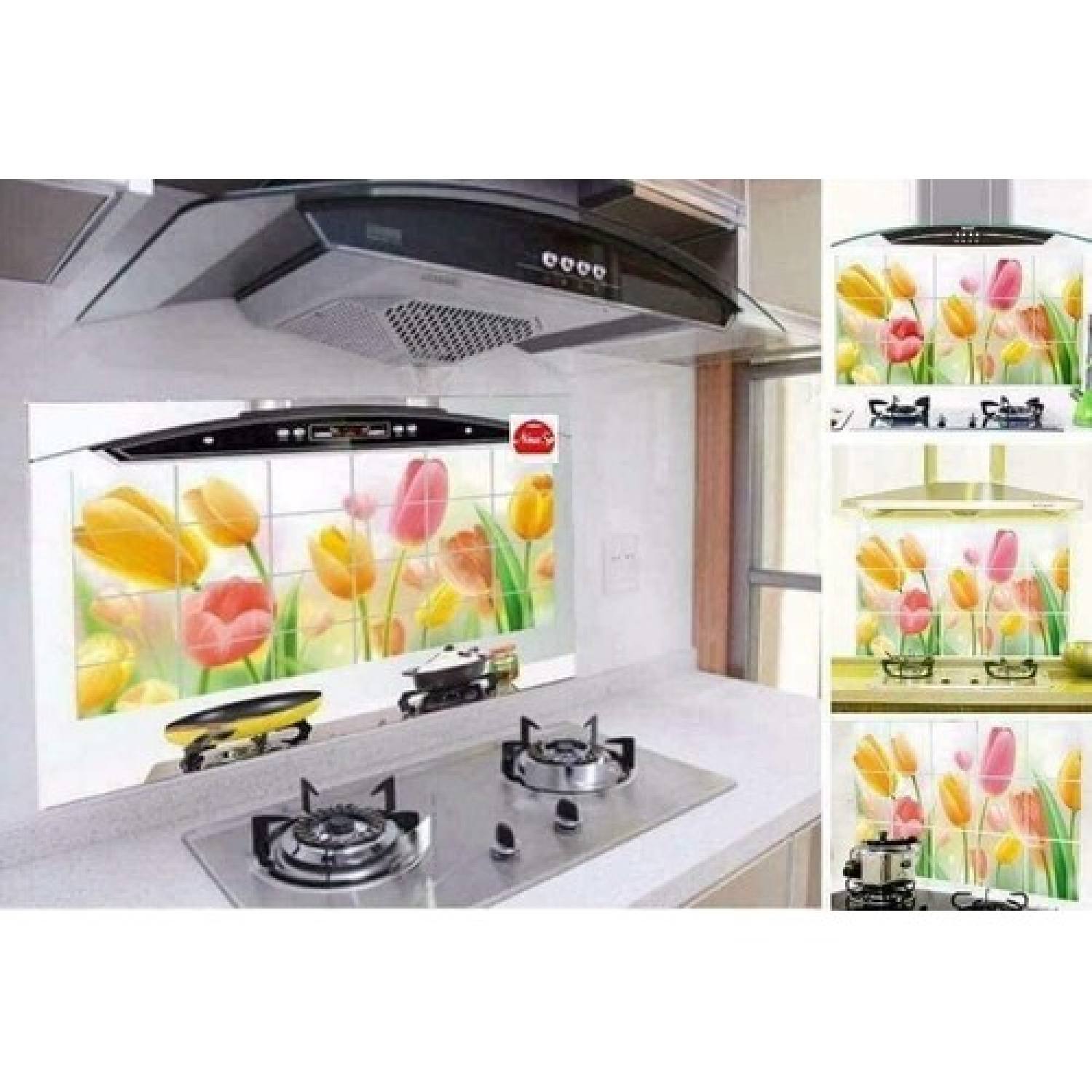 Tranh dán bếp chống dầu mỡ kt4590cm