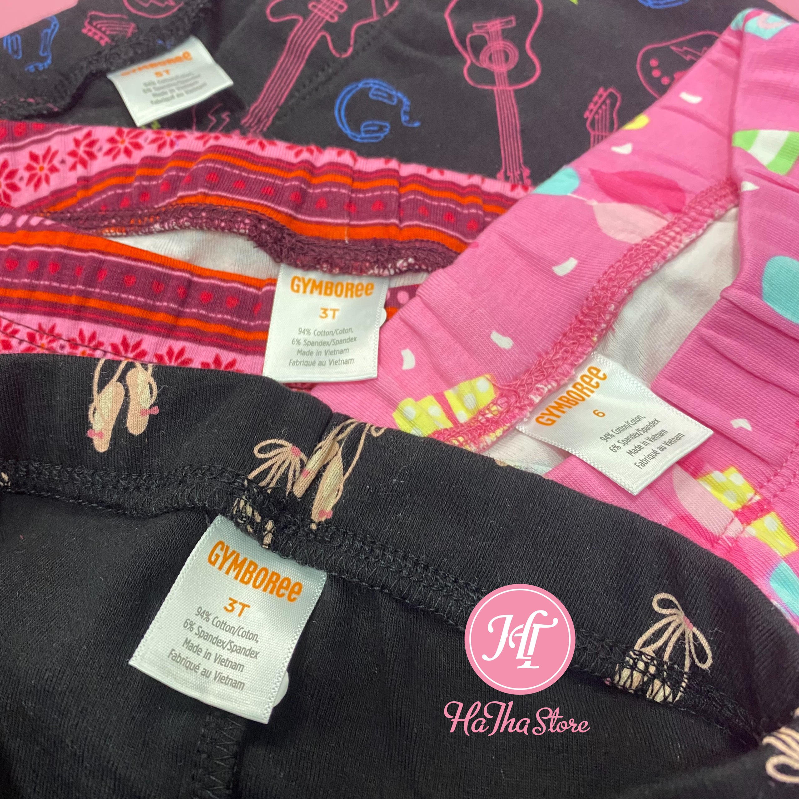 (Size 10-35kg) Quần legging thun GYMBOREE cho bé gái