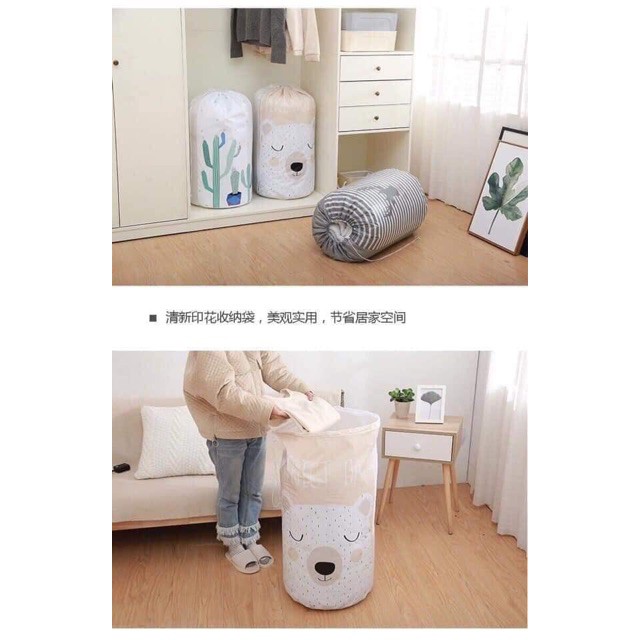 Túi Đựng Chăn Tròn Có Dây Rút