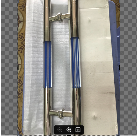Tay nắm inox xọc xanh 6t phi 38