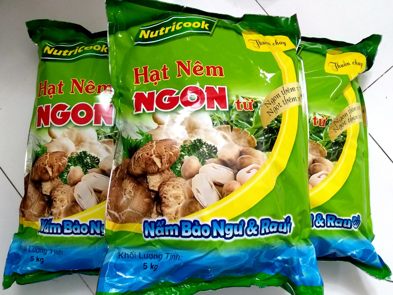 HẠT NIÊM CHAY NẤM BÀO NGƯ TÚI 5KG