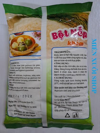 Bột nếp khóm gia phát 500g