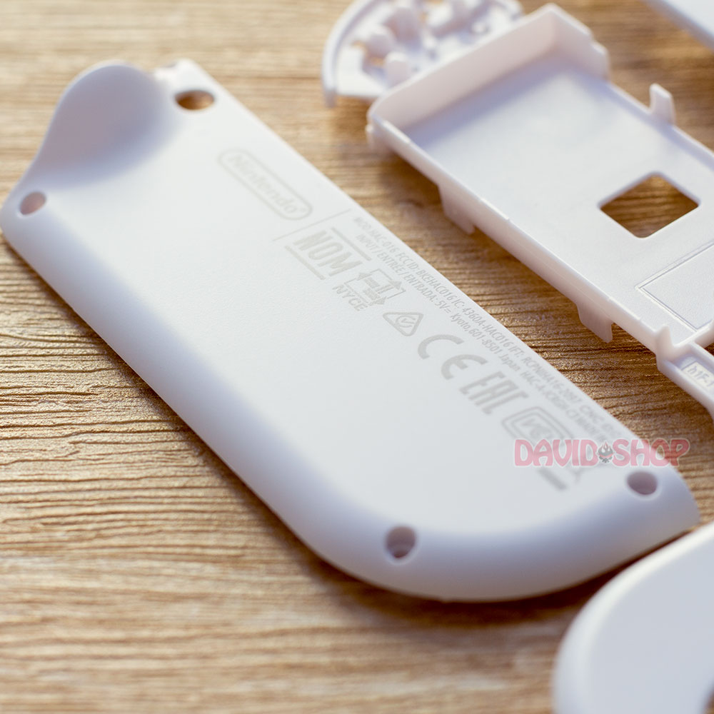 Cặp vỏ Joy-Con màu Trắng chất lượng cao cho Nintendo Switch, Nintendo Switch OLED