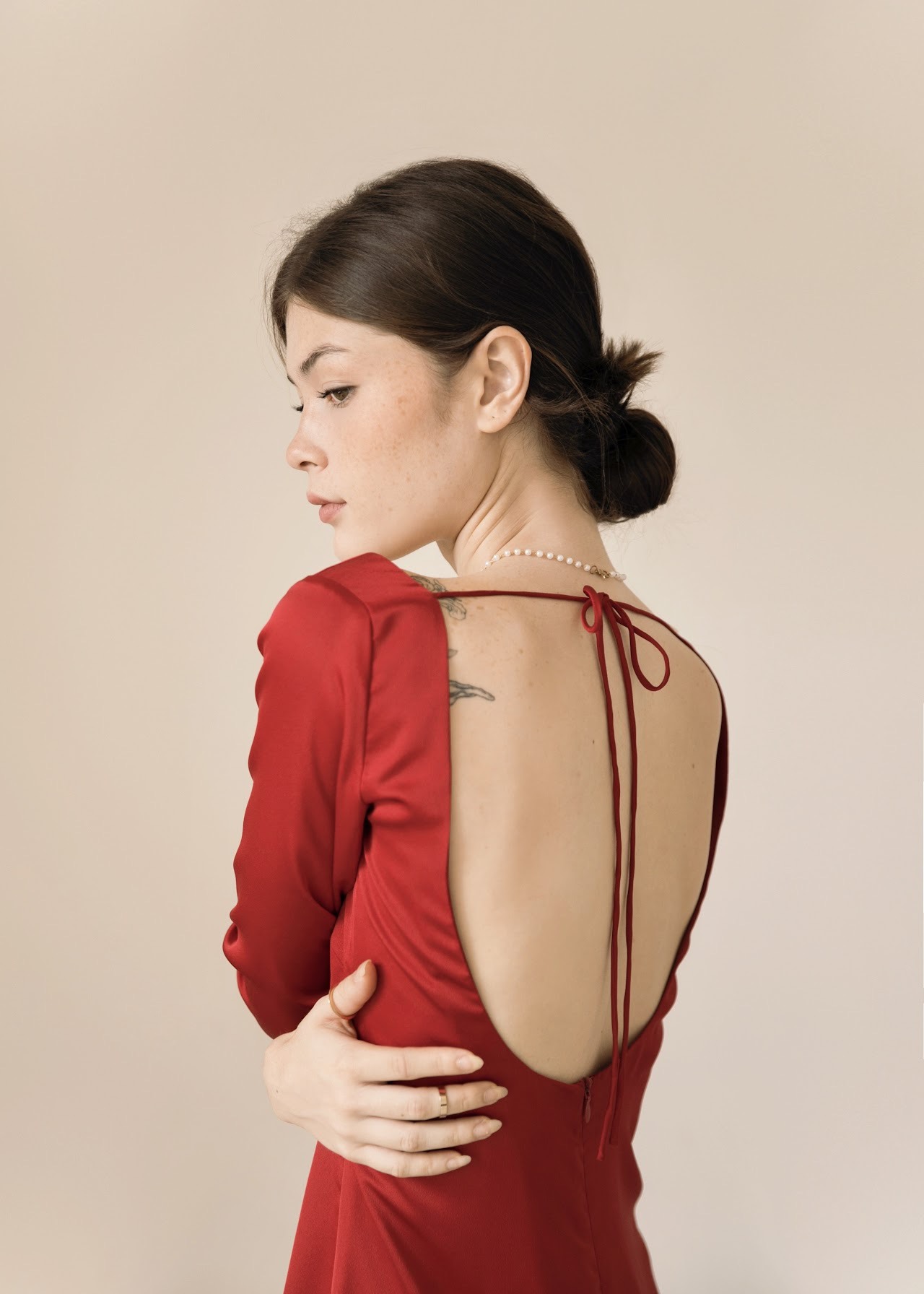 Amoiii Đầm thời trang lụa Rebirth Dress