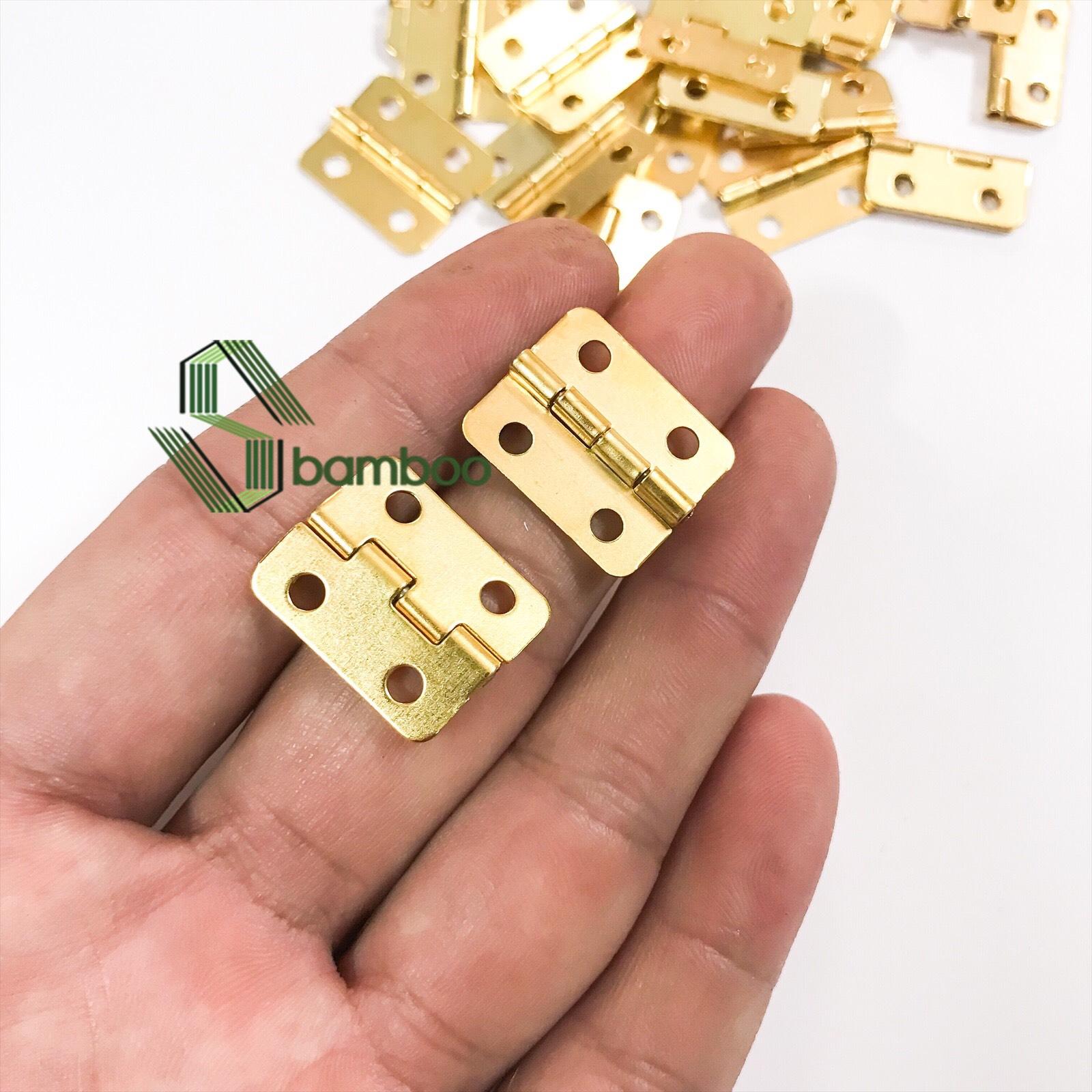 [HCM]BẢN LỀ MINI (50 cái) KÈM ỐC - BẢN LỀ LÀM HANDMADE- Sbamboo