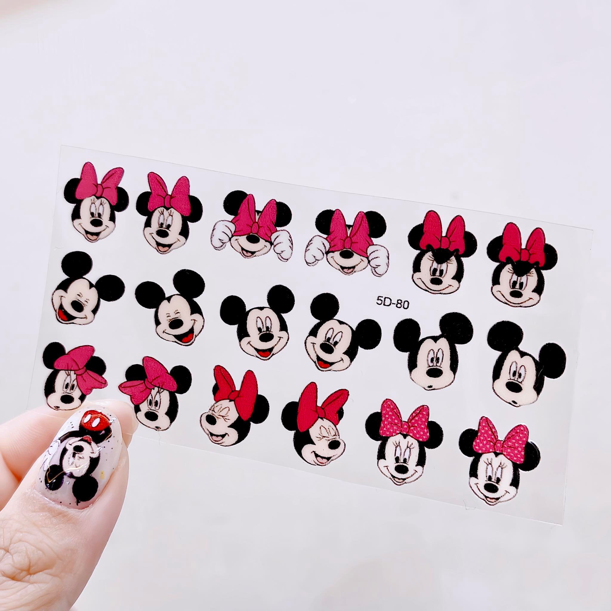 STICKER DÁN MÓNG CHUỘT MICKEY