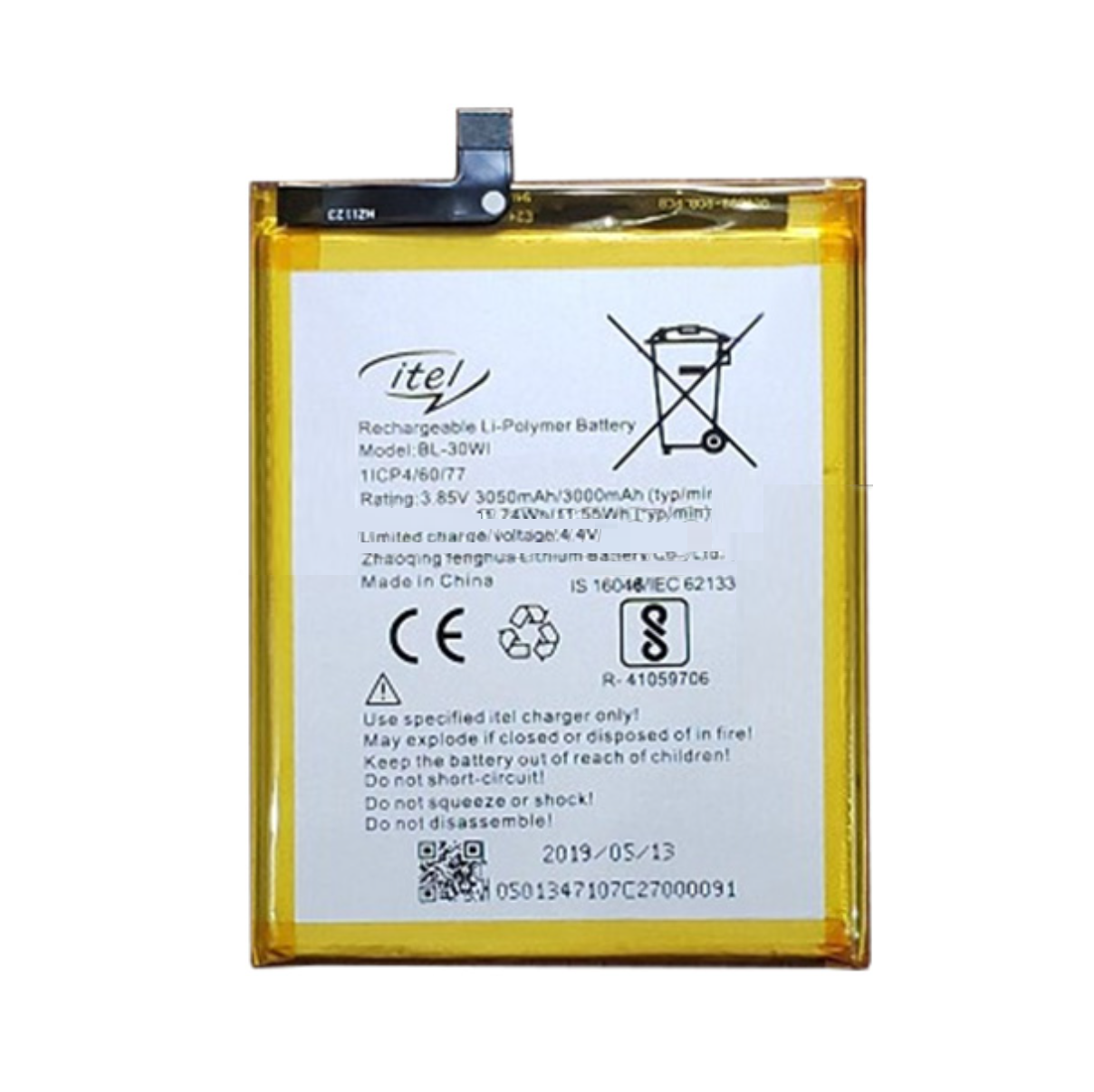 Pin itel 30wi / s42