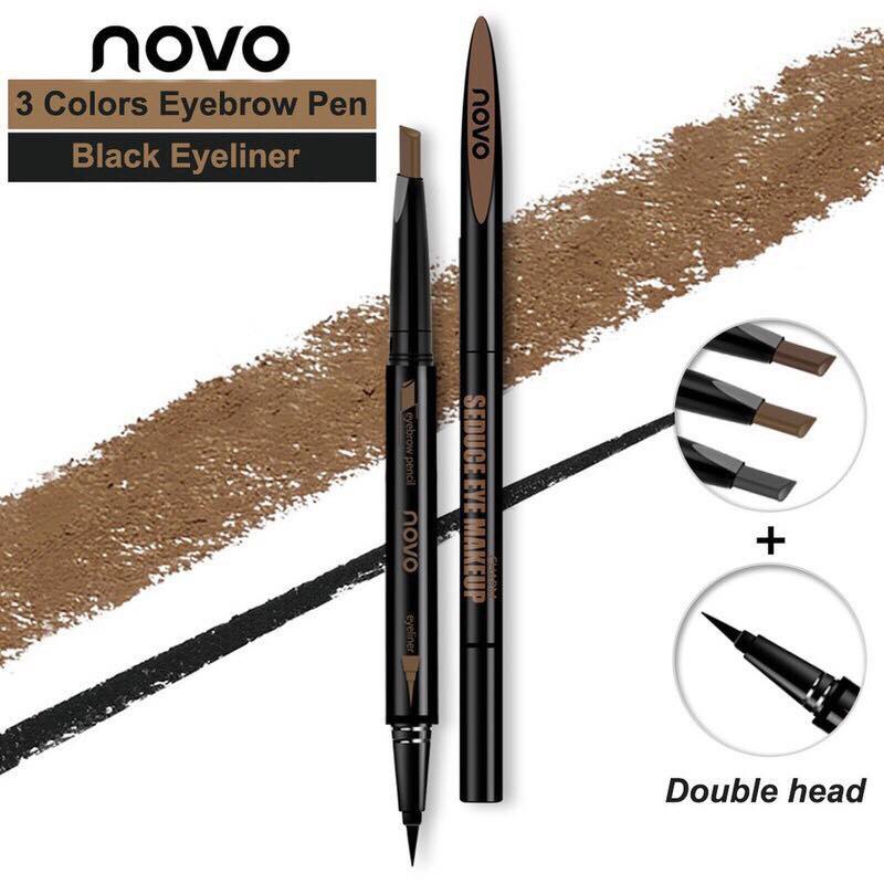 Chì Kẻ Mày 2 Đầu NoVo Makeup Seduce (Kẻ Mày + Kẻ Mắt) 5145