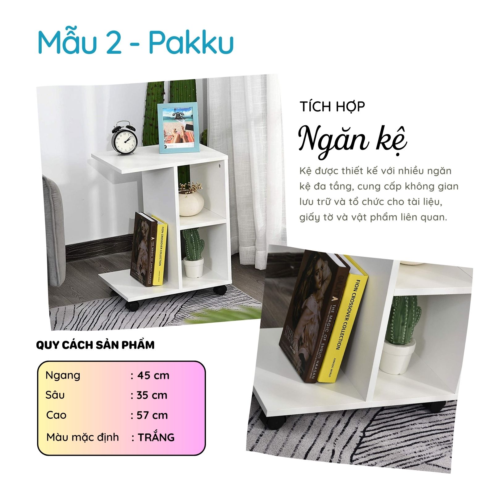 Kệ để máy in tiện lợi phong cách hiện đại thương hiệu smlife