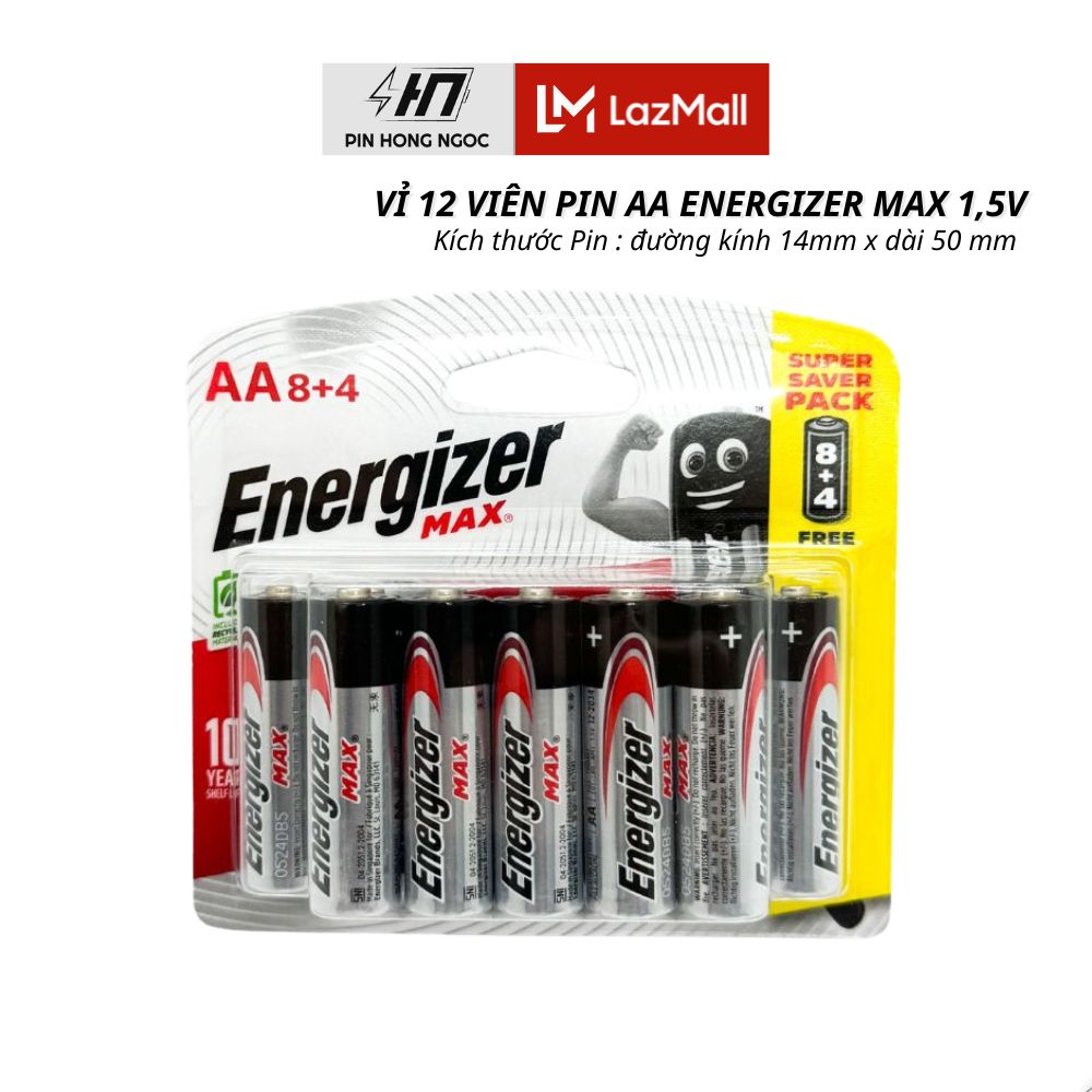 Pin AA , AAA Energizer MAX 1,5V - Hàng Chính Hãng