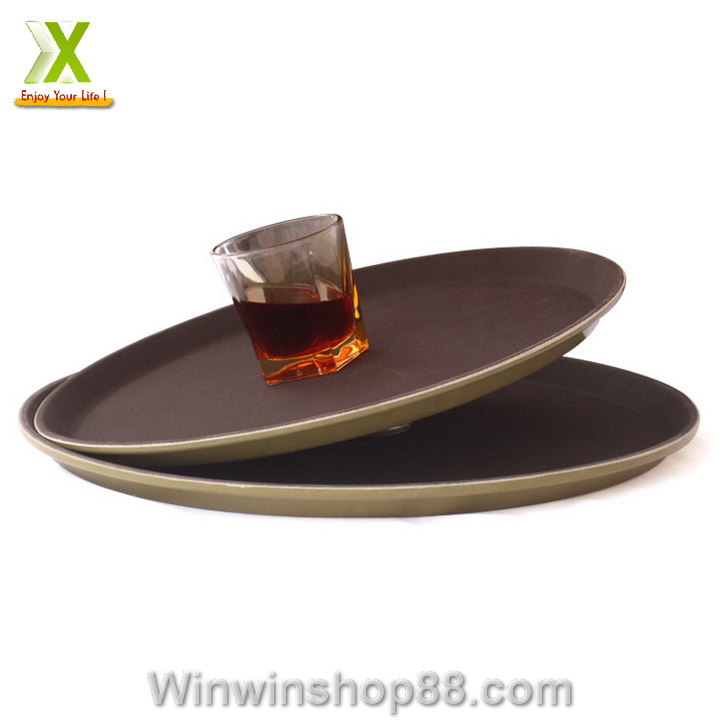 [HCM]Khay phục vụ chống trượt tròn 30cm