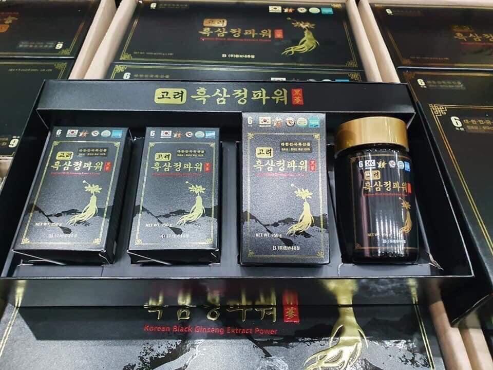 CAO HẮC SÂM HÀN QUỐC 250G X 4 LỌ