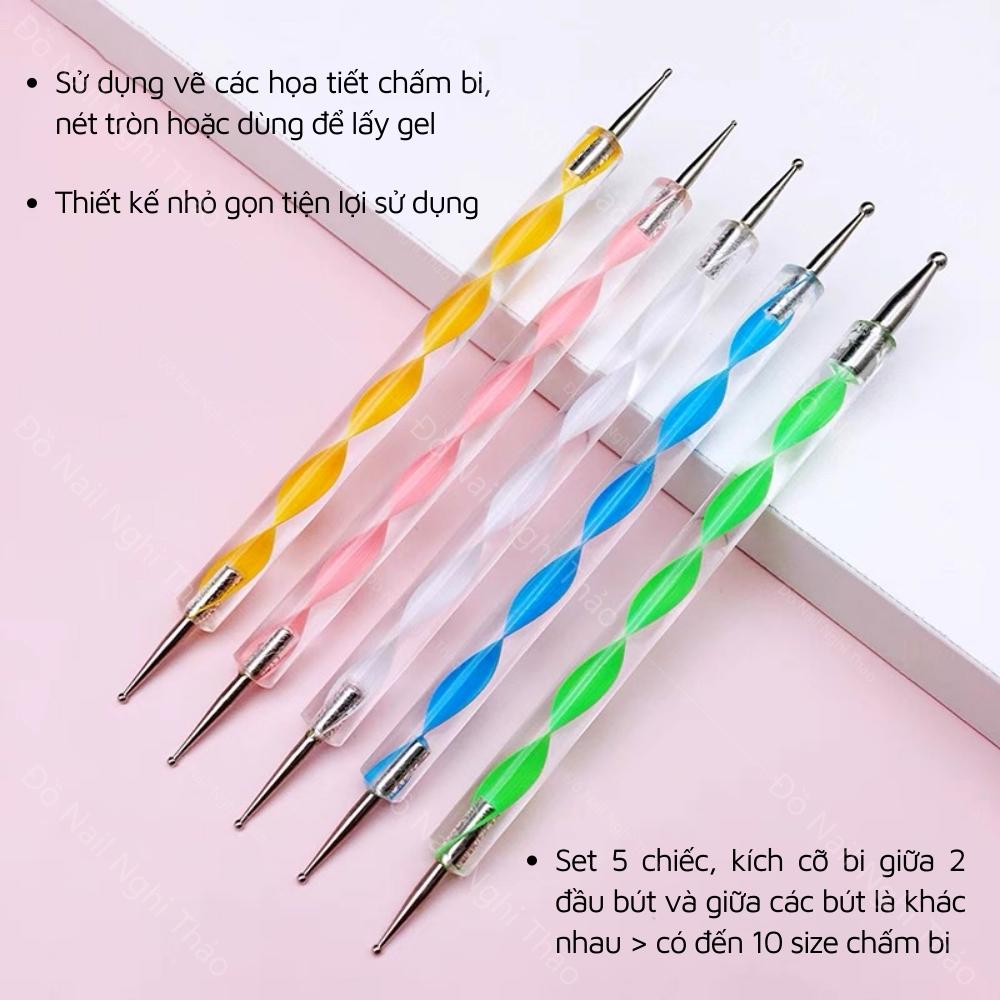 Bút chấm bi nail, bút vẽ móng Nghi Thảo
