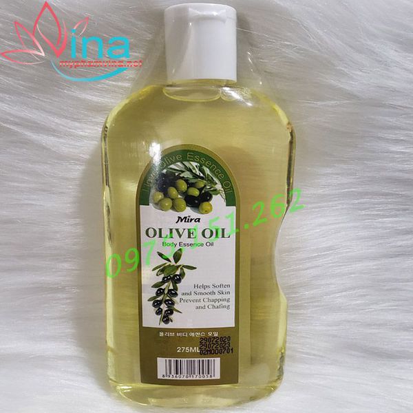 Tinh dầu dưỡng da olive mira 275ml
