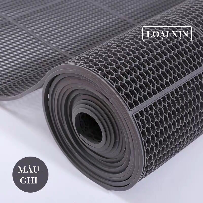 Thảm tấm nhựa lưới chống trơn trượt trải sàn nhà tắm nhà ,vệ sinh, cầu thang ngoài trời, tấm lót sàn nhà  tắm bể bơi trang trí cao cấp nhiều màu khổ rộng 90cm x 50cm -Thảm Trí Tài