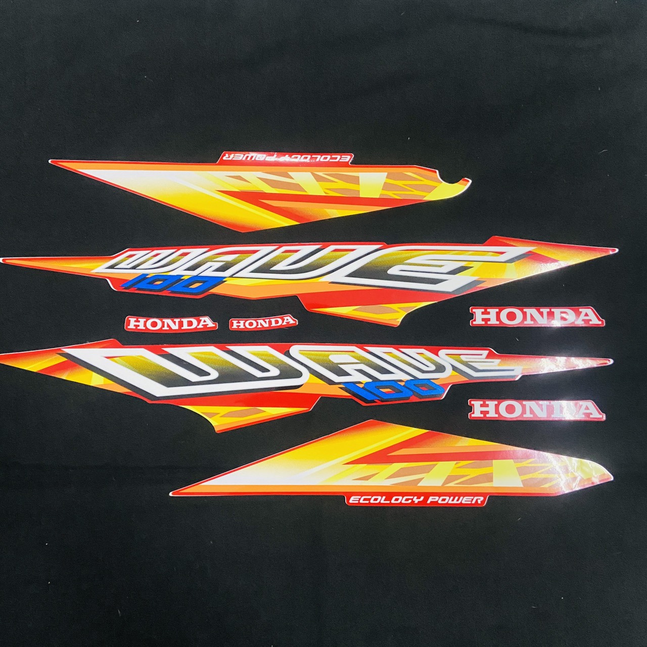 [HCM]Tem xe WAVE thái 3 lớp CỔ ĐIỂN NHƯNG KINH ĐIỂN wave i ĐỜI  2004 ( MÀU CAM )