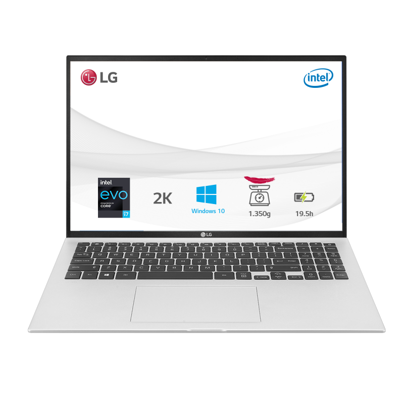 Laptop LG Gram 2021 17Z90P-G.AH76A5 (Core i7-1165G7 /16GB/512GB/Intel Iris Xe/17.0 inch WQXGA /Win 10/Bạc)-Hàng chính hãng