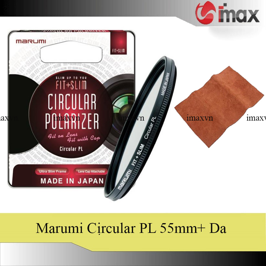 Kính lọc Filter Marumi Fit & Slim CPL 55mm (Hoằng Quân)
