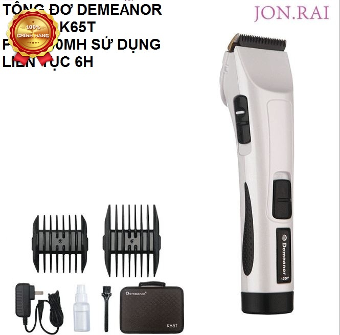 Tông đơ cắt tóc demeanor K65T pin 6h