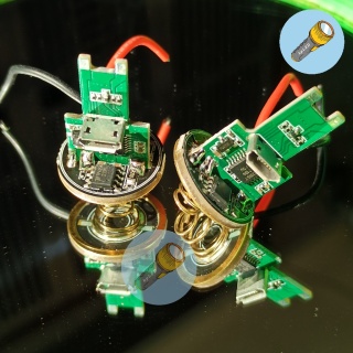 [F03] Mạch nguồn mạch driver mạch điều khiển cho đèn đeo đầu Sofirn SP40 thumbnail