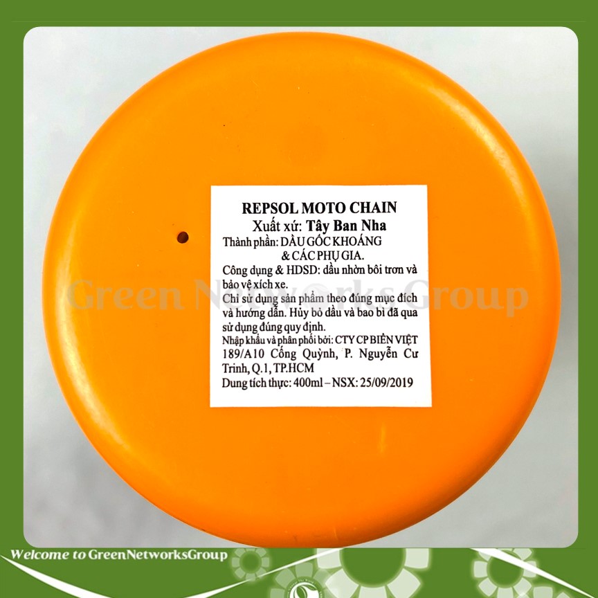 Chai xịt dưỡng sên Repsol 400ml Greennetworks