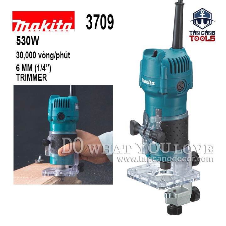 Máy Phay Makita 3709 530W Cốt 6.35 mm