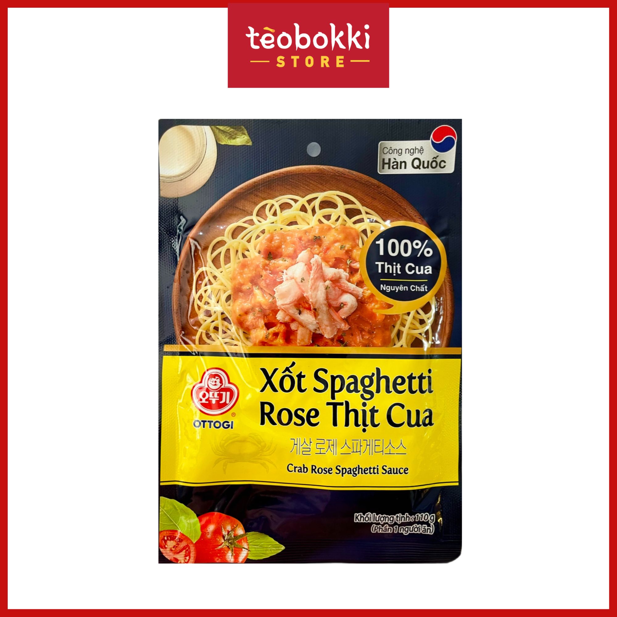 Xốt spaghetti cà chua ottogi hũ 220g, 400g, 1kg