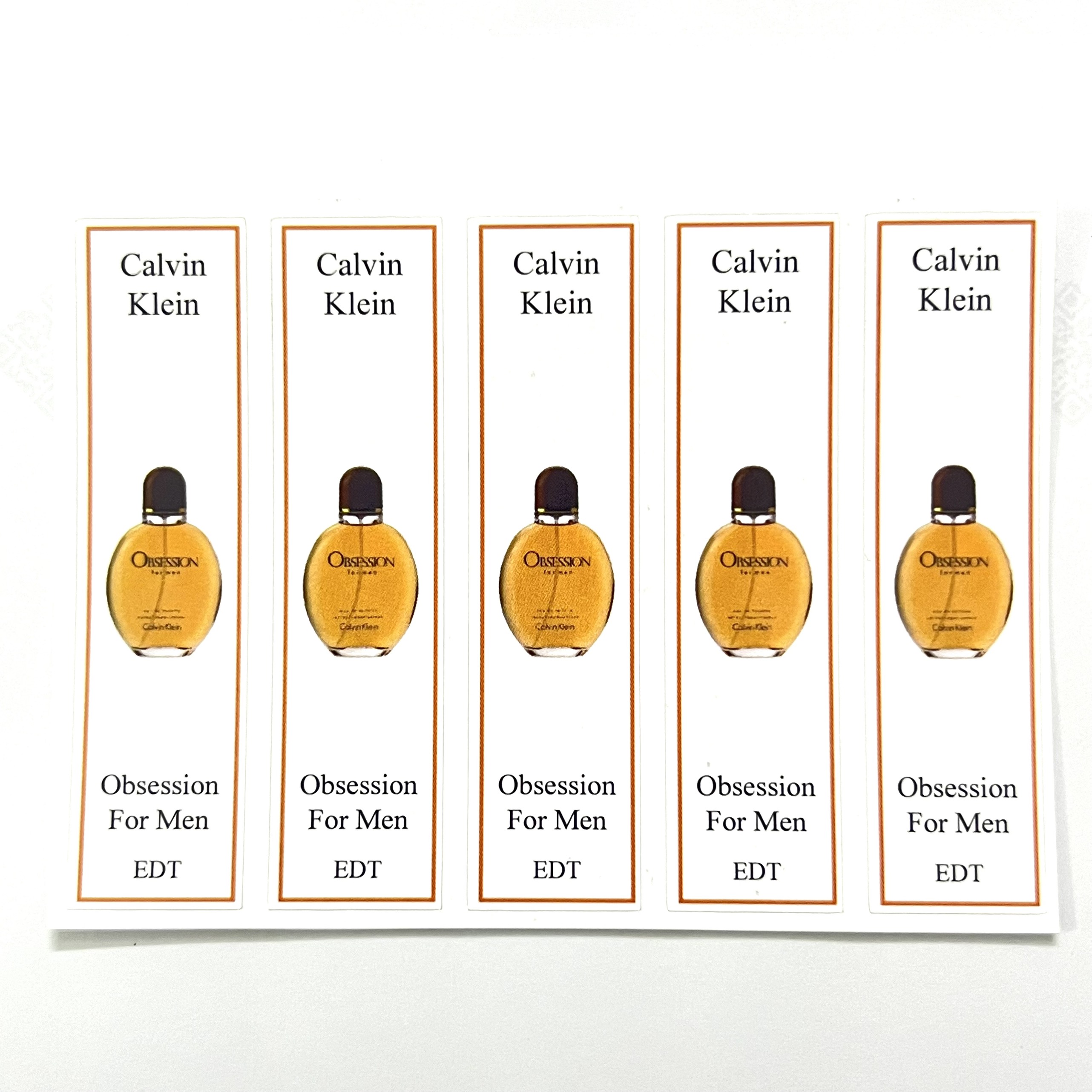 [HCM] 10 Tem giấy dán chai nước hoa CK đủ các dòng