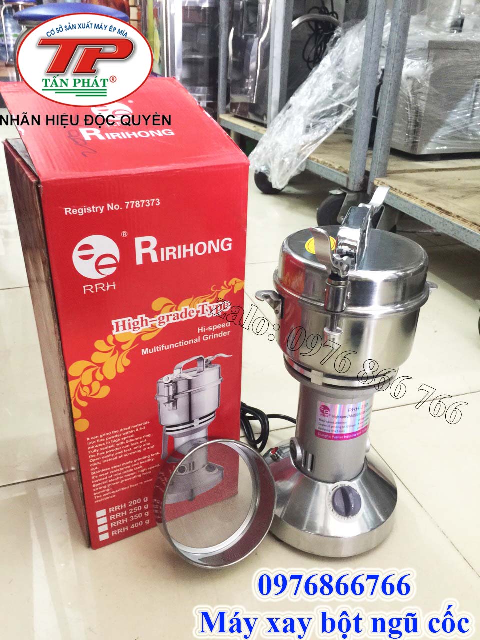 MÁY XAY TIÊU, XAY BỘT NGŨ CỐC MINI RIRIHONG - 200GR