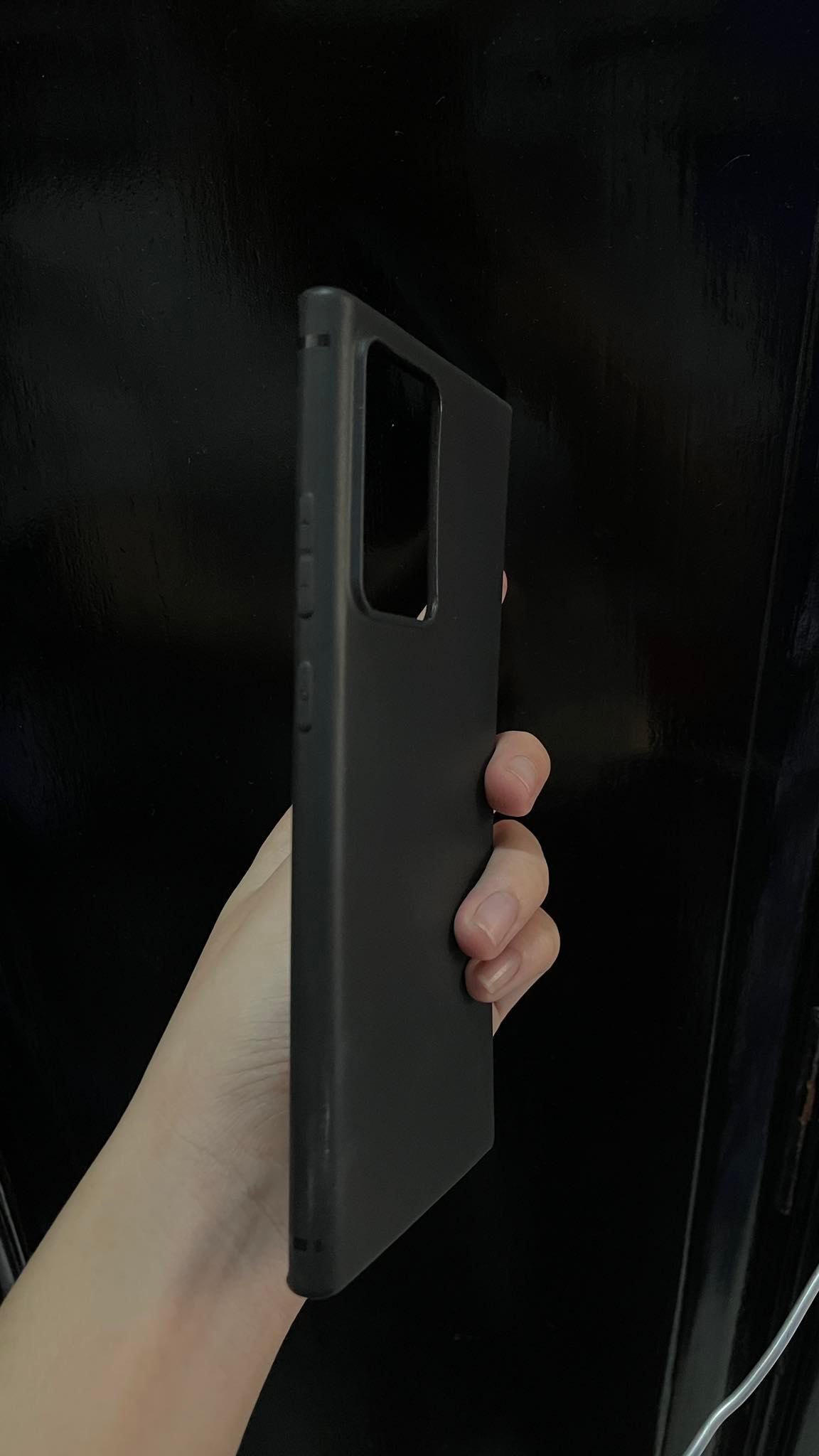 ốp lưng samsung Note 20 Ultra dẻo đen