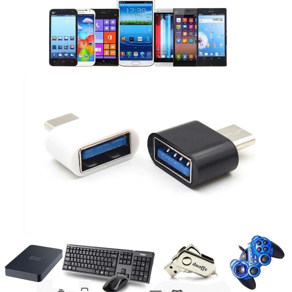 Đầu chuyển USB 2.0 sang Micro USB (Trắng)
