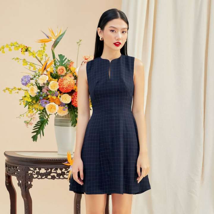 OLV – Đầm Caro Navy Dress – OLV ,SKU : 1399480477_VNAMZ-5794982641 >>>🇻🇳 Top1Vietnam 🛒>>> lazada.vn 🇻🇳🇻🇳🇻🇳🛒🛍🛒