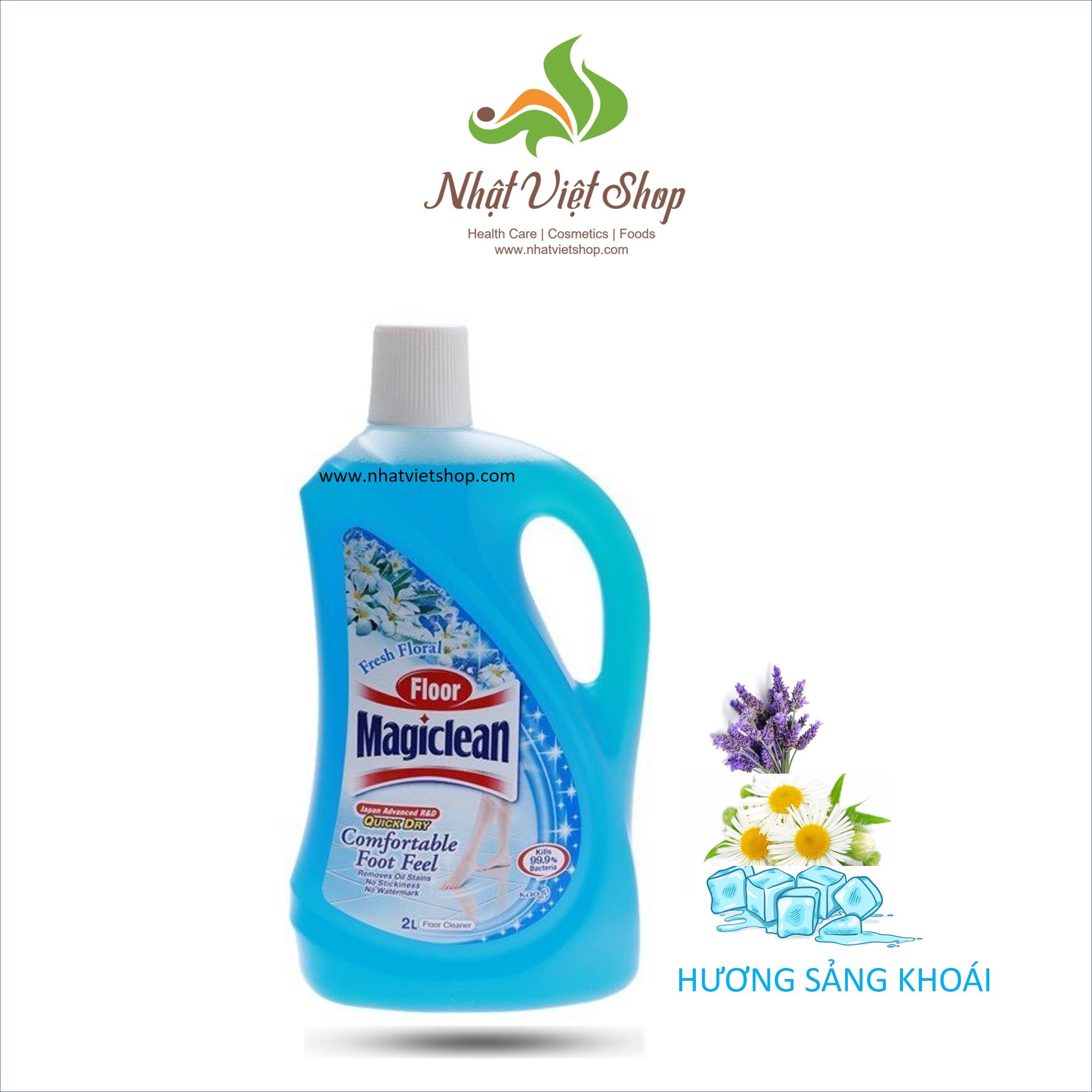 NƯỚC LAU SÀN MAGICLEAN 2 LÍT/CHAI