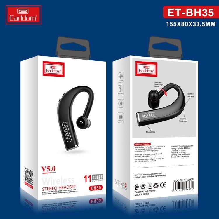 Tai Nghe Đàm Thoại Bluetooth Earldom BH35 (1 Tai)