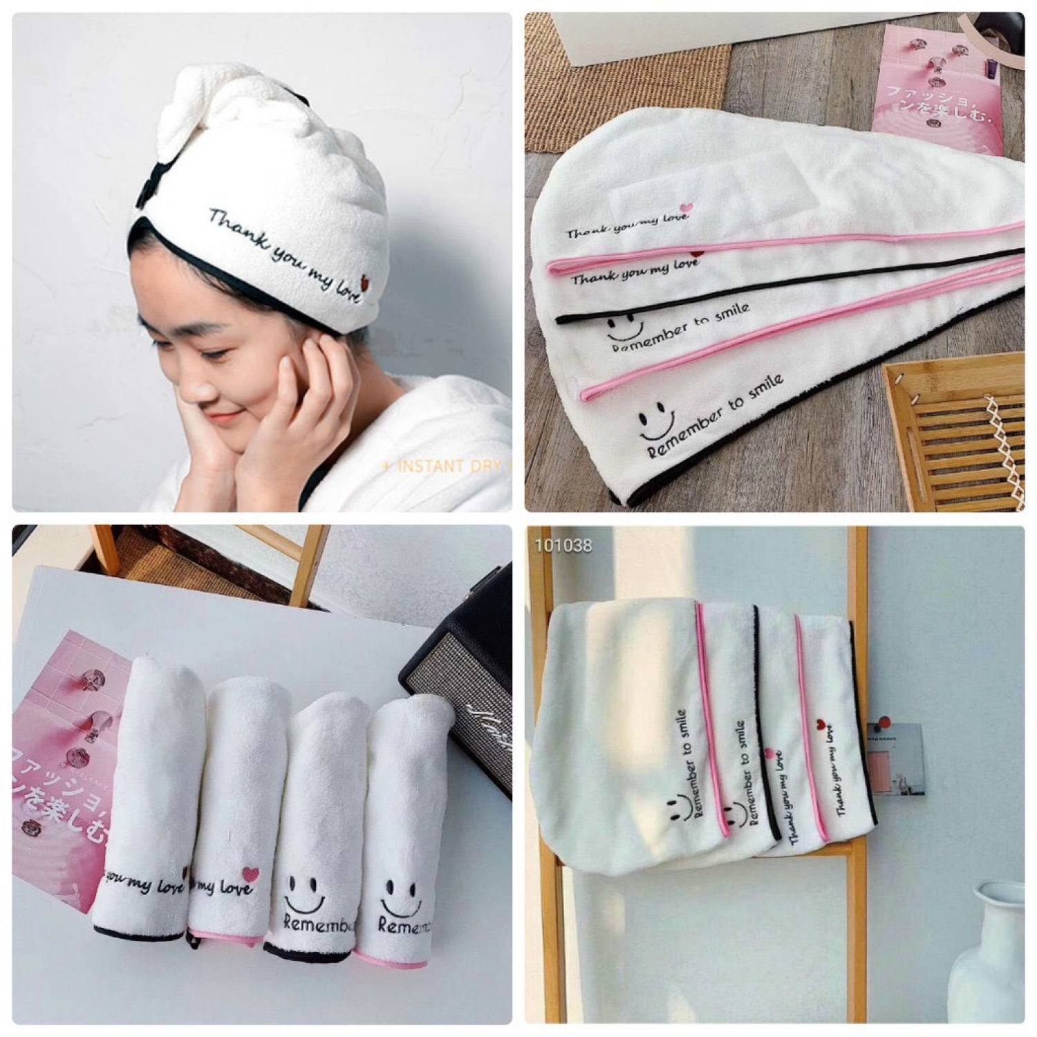 Khăn ủ tóc làm khô siêu tốc