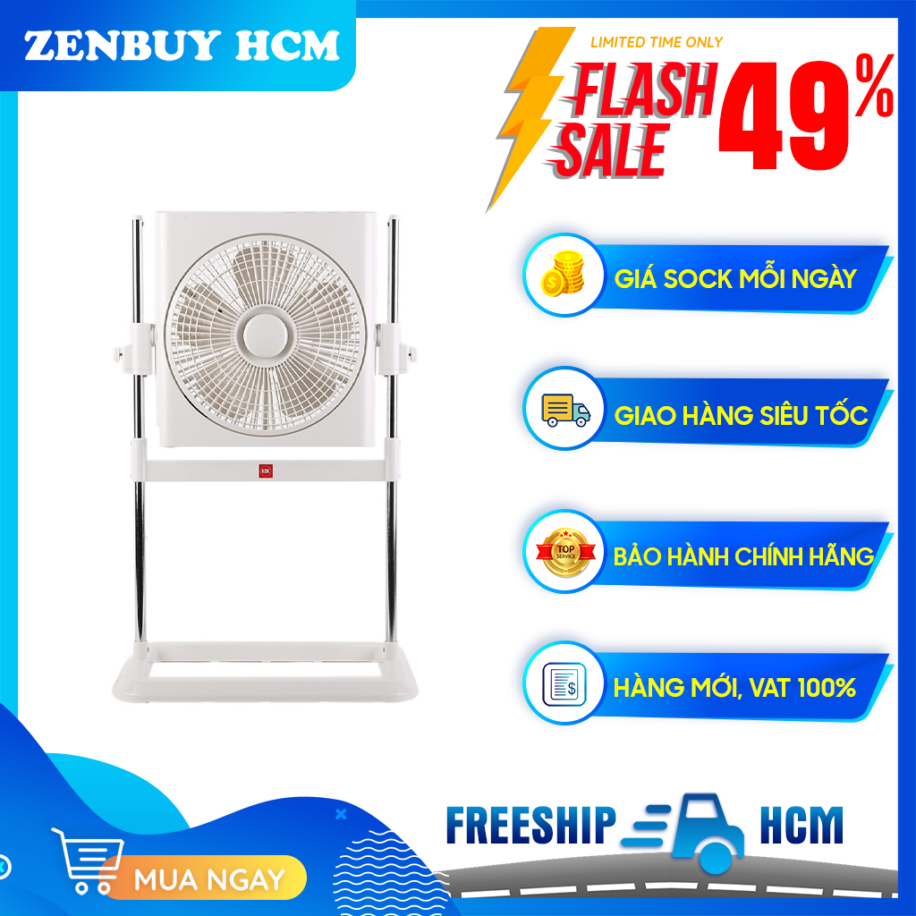[HCM] Quạt Hộp KDK SS30X -Xám Bạc