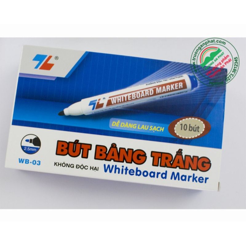 hộp 10 chiếc bút dạ bảng trắng Thiên Long Wb.03