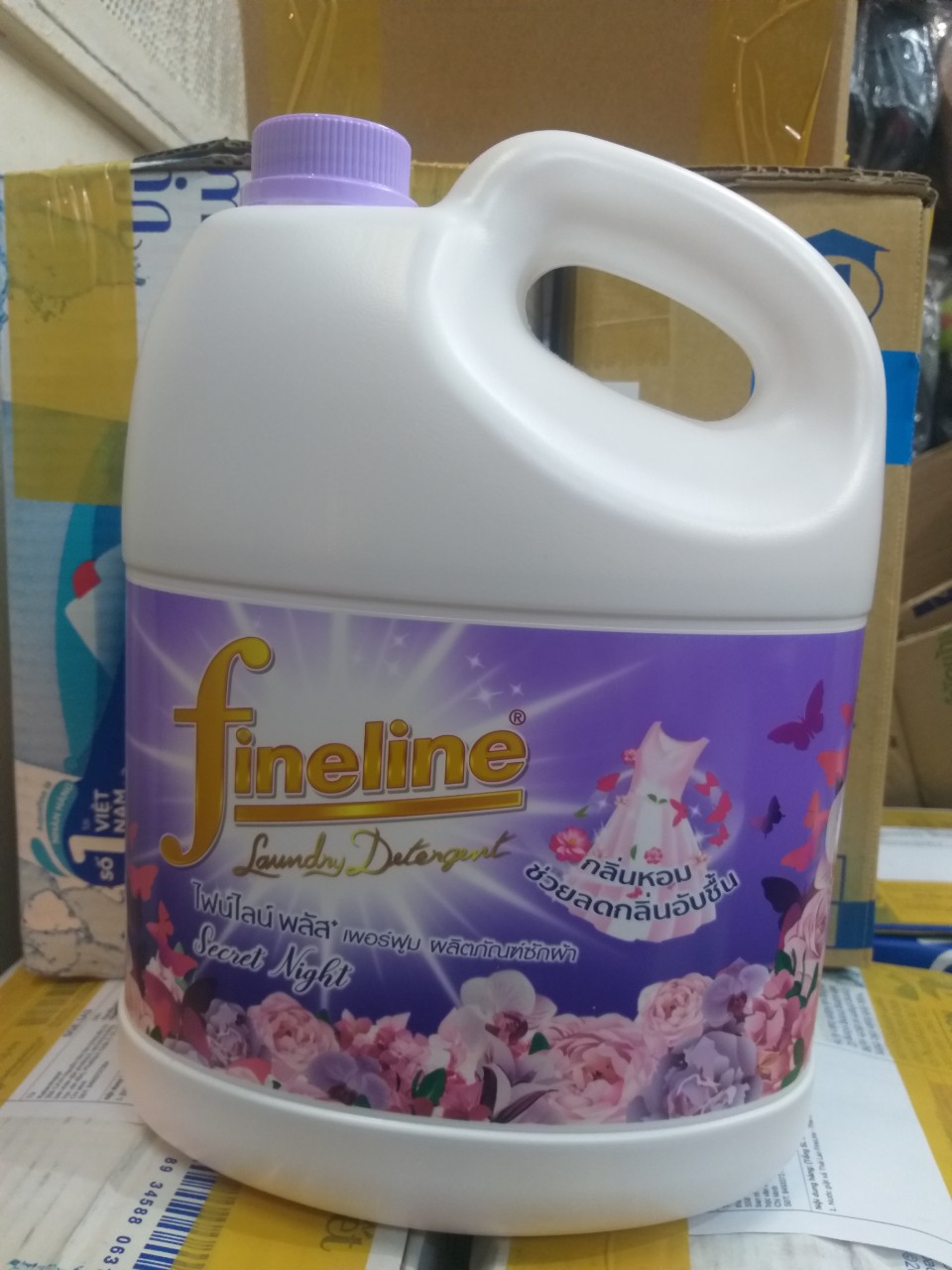 NƯỚC GIẶT XẢ FINELINE 3000ML [MÀU TÍM MẪU MỚI] THÁI LAN