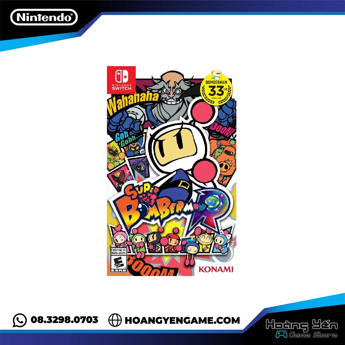 Thẻ game Super Bomberman R Nintendo Switch