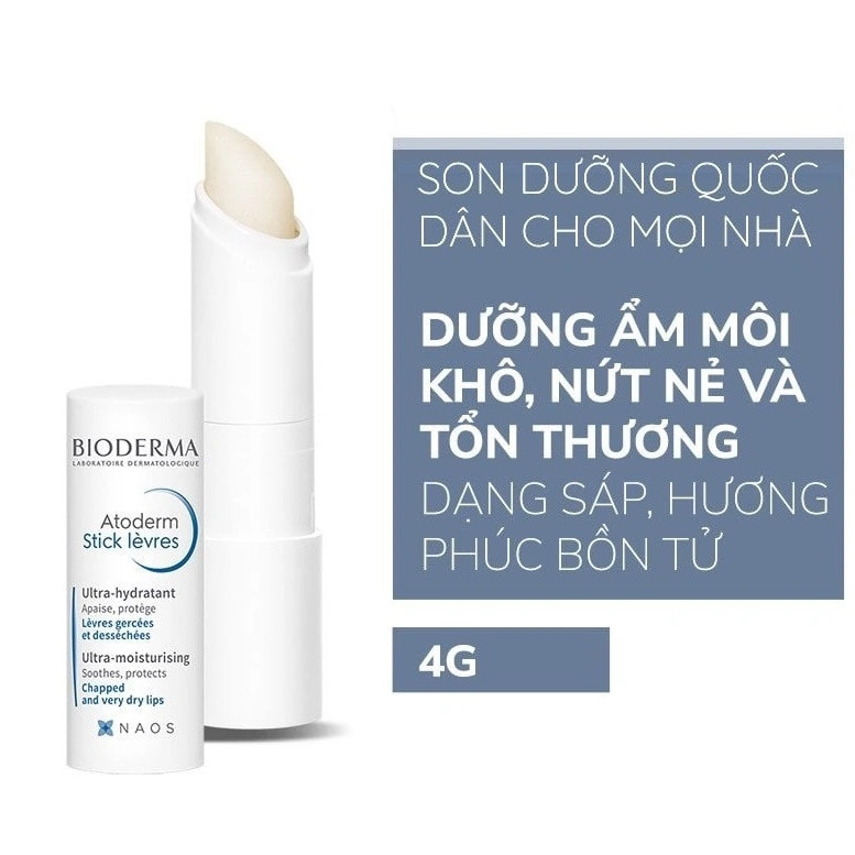 Son Dưỡng Môi bio bio Levres Stick Hydratant 4g Không Màu, Chống Nứt Nẻ Môi, Dưỡng Ẩm, Làm Hồng Môi - H.E.E COSMETIC