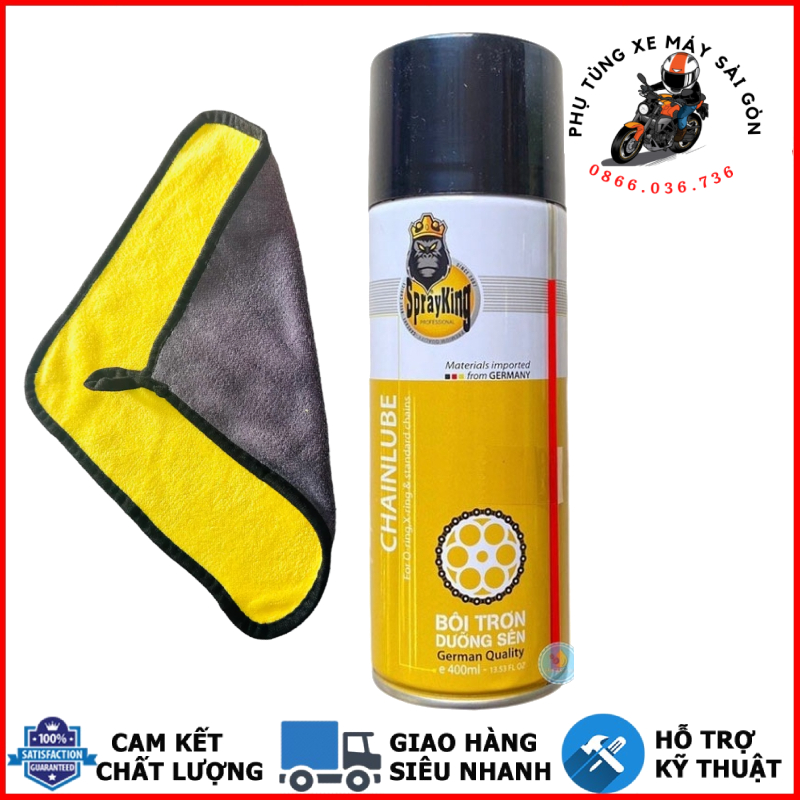 Dưỡng sên SPRAYKING CHAIN LUBE 400ML