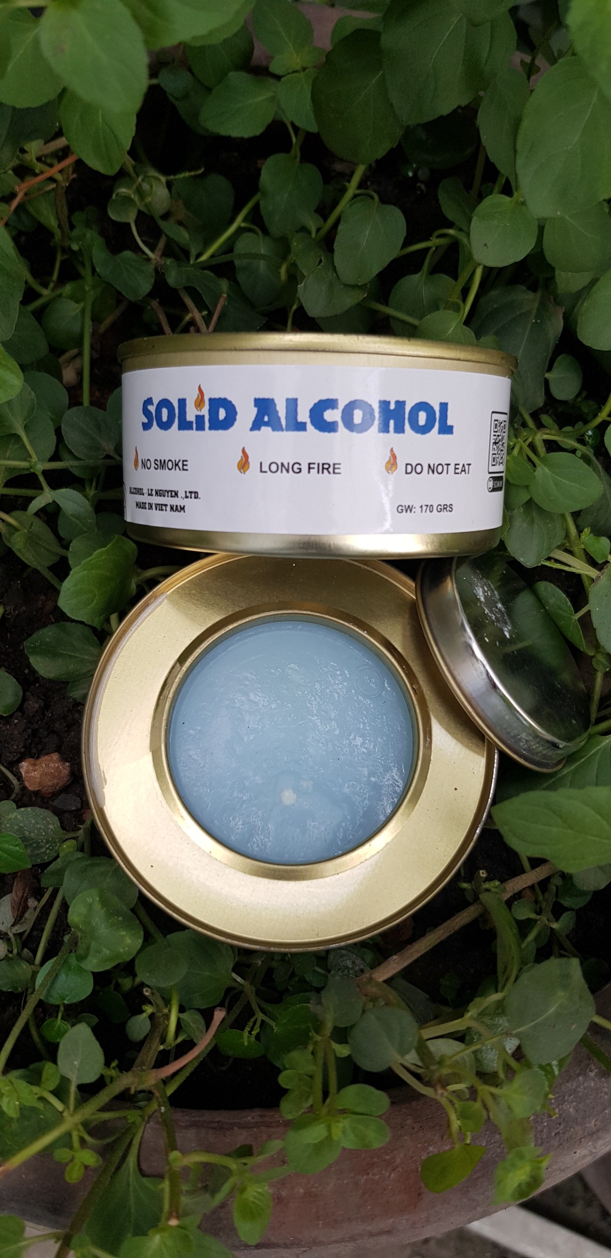 Lon cồn dã ngoại du lịch cắm trại - 170gr/lon