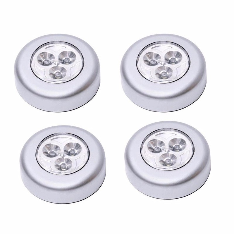ĐèN Led DáN TườNg 3 BóNg - Nhấn Để Bật Tắt