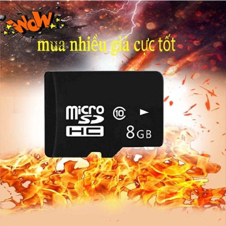 Thẻ nhớ MicroSD 8GB/16GB/32GB/64GB Class 10 tốc độ cao (Đen)