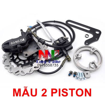 phanh sau độ xe điện