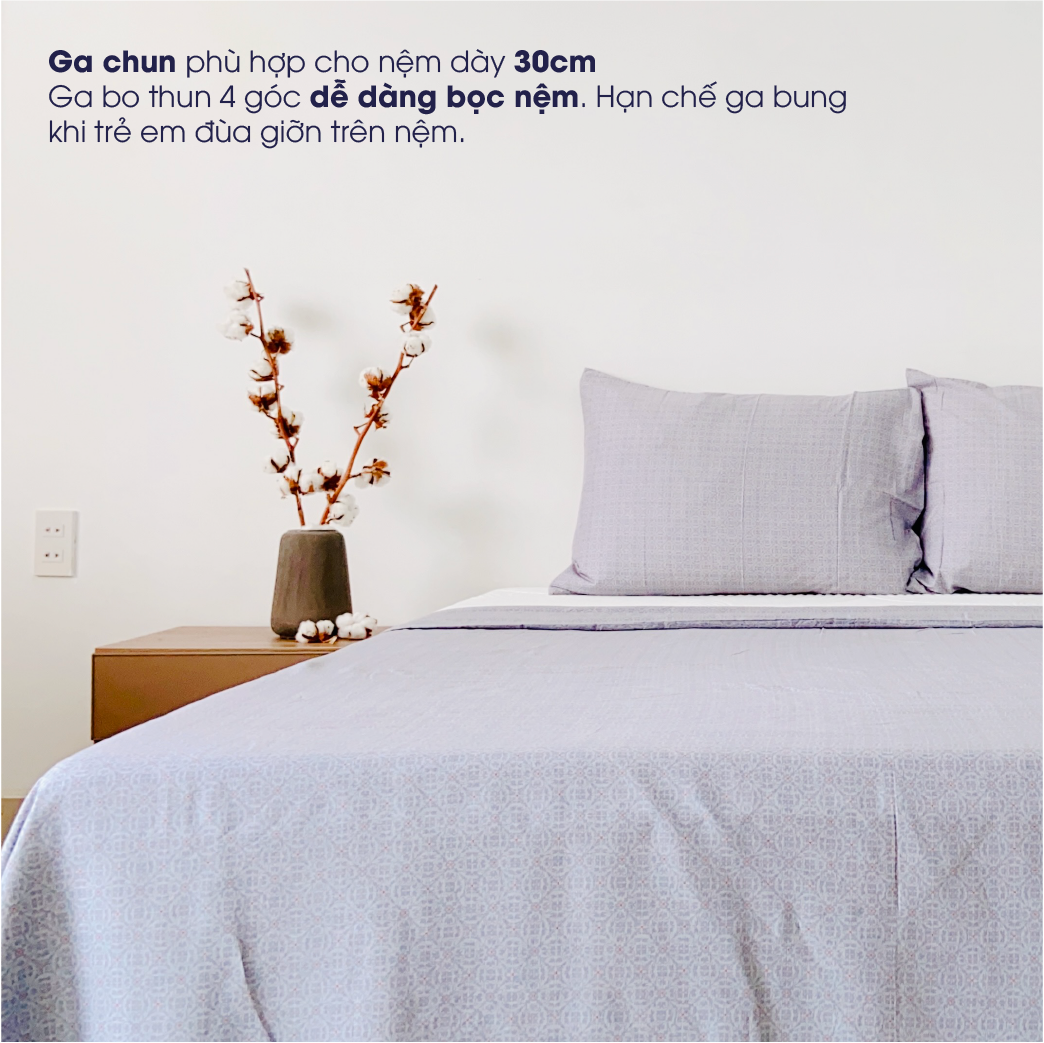 [CM2003] Bộ chăn ga Changmi Bedding 100% lụa siêu mềm Micro Modal. Chăn ga lụa mùa hè - 5 món