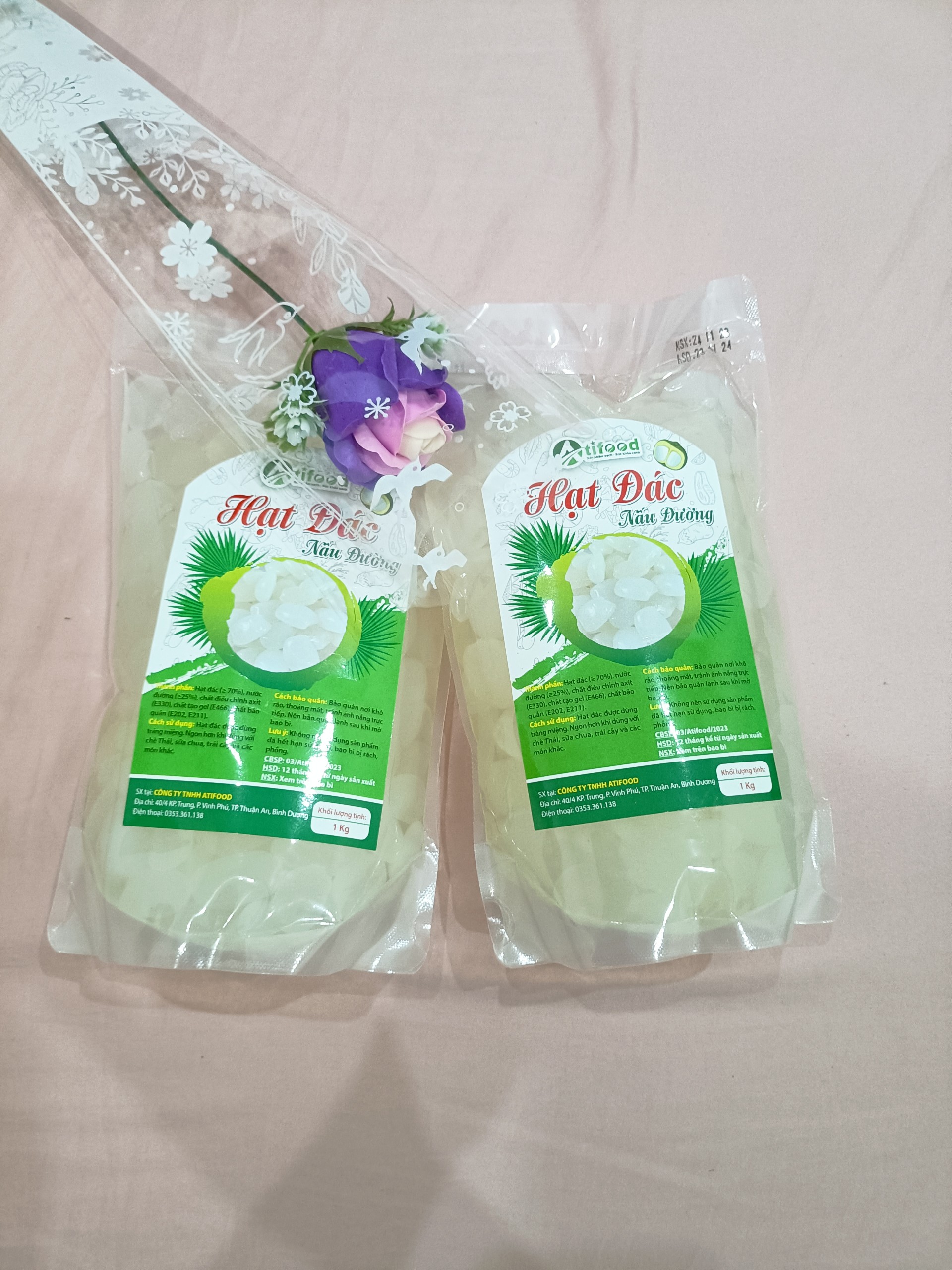 Hạt Đác Nấu Đường Atifood 1kg