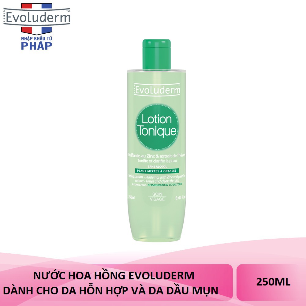 [HCM]Nước hoa hồng Evoluderm dành cho da hỗn hợp và dầu mụn 250ml cam kết hàng đúng mô tả chất lượng đảm bảo an toàn đến sức khỏe người sử dụng