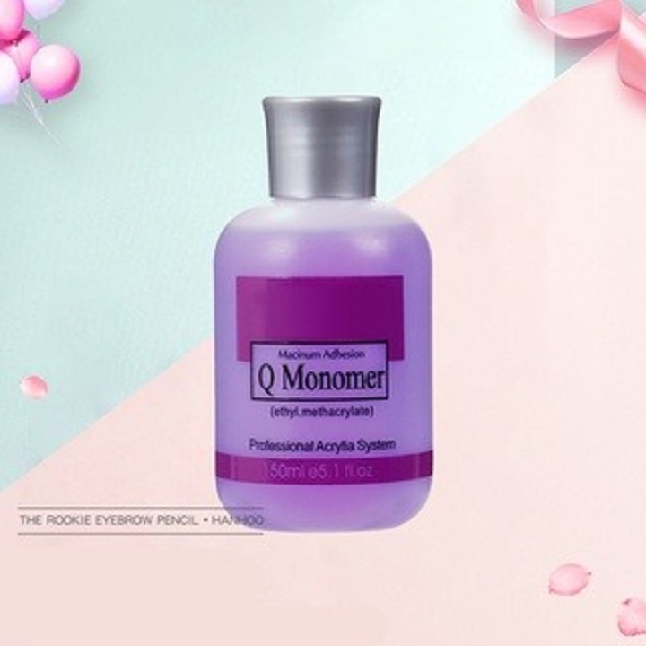Dung dịch mầu tím dùng để đắp bột móng tay, móng chân - lâu khô - 150ml
