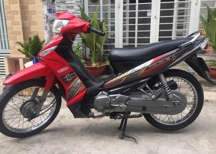 Bộ tem 3 lớp, tem dán xe máy dán xe TAURUS LS (xe màu đỏ)